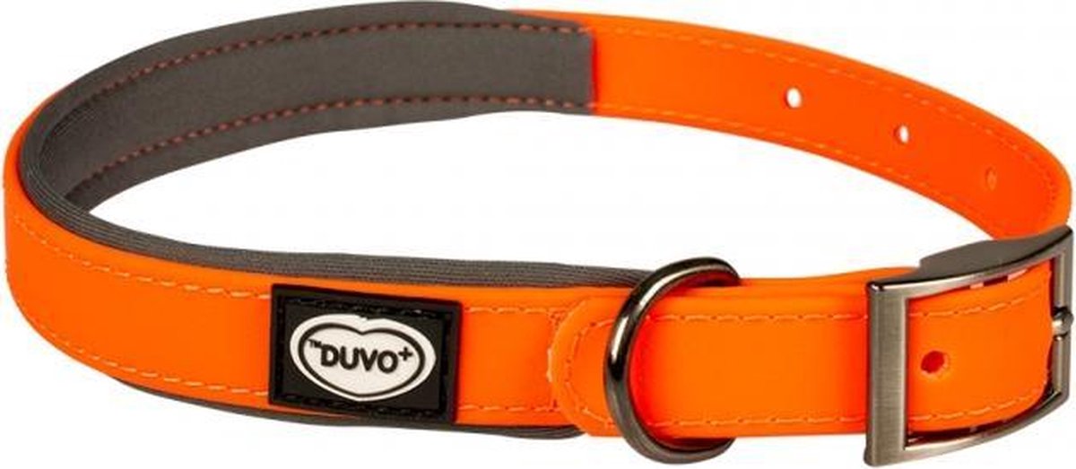 Duvo+ South halsband pvc Neon oranje 35-55cm/20mm