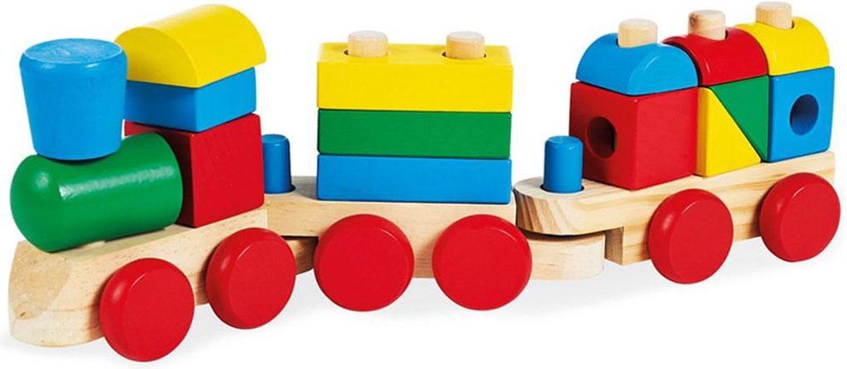 Pinolino - Houten Stapeltrein
