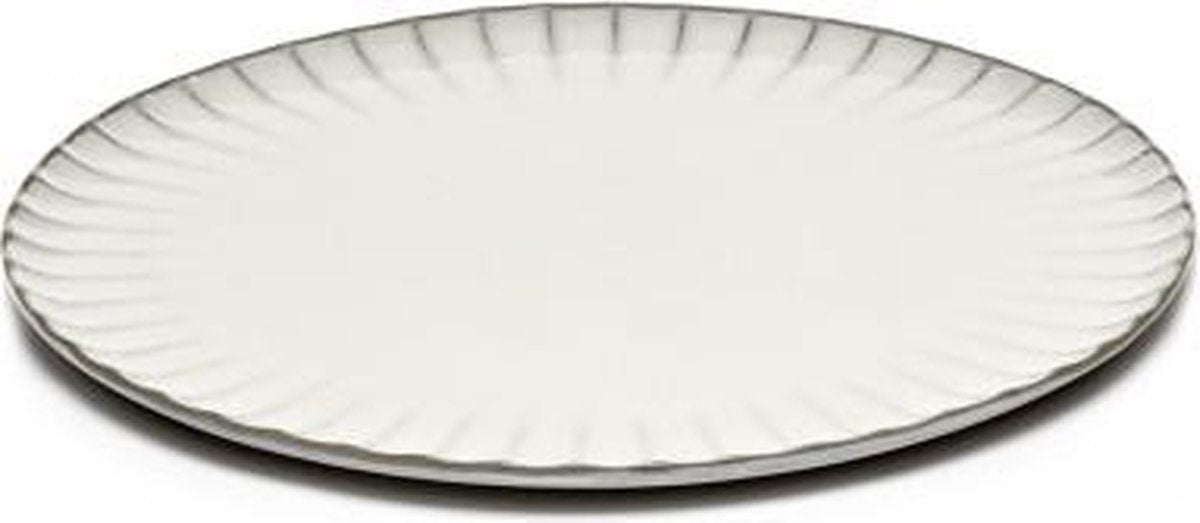 Bord Plat Inku Wit 27cm Sergio Herman Surface Serax 4st.