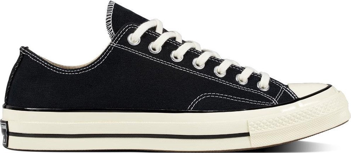 Converse Chuck 70 Classic Low Top Zwart / Wit - Sneaker - 162058C - Maat 44.5
