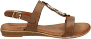 Dolcis dames sandaal - Cognac - Maat 40