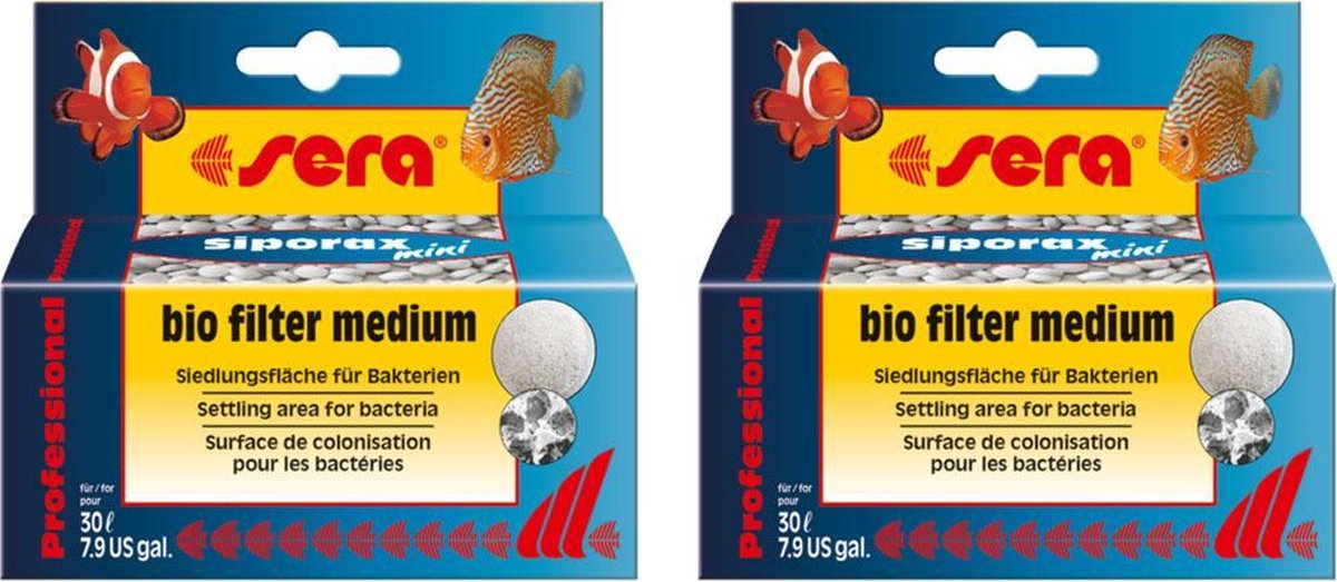 sera siporax mini Professional - 35g - aquariumfilter - verpakt per 2