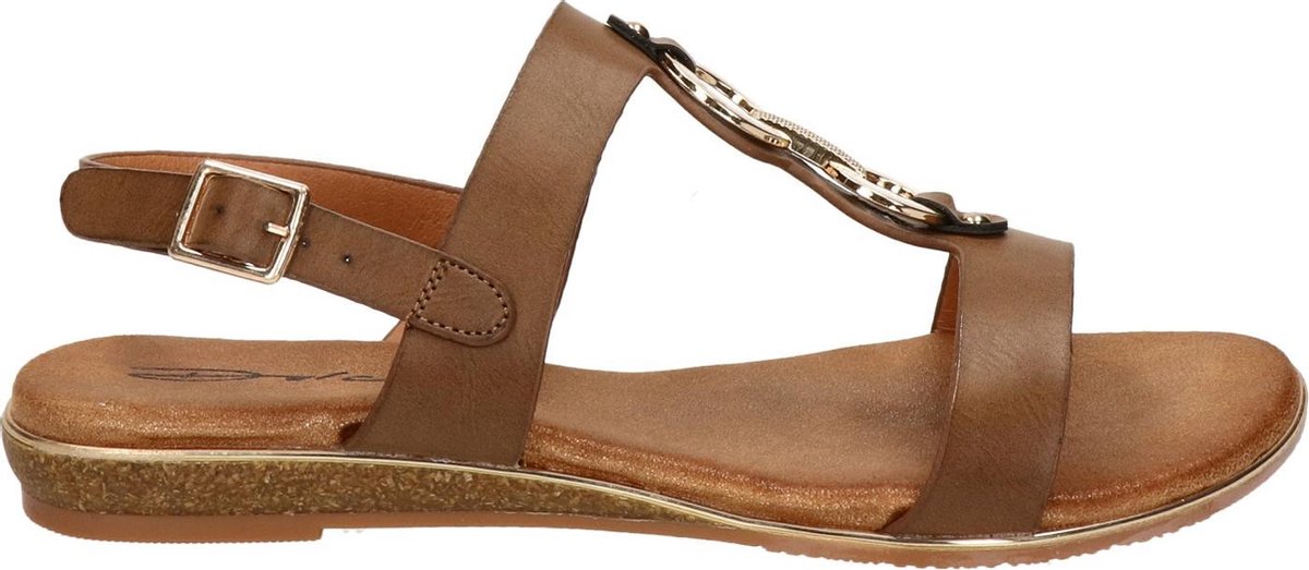 Dolcis dames sandaal - Cognac - Maat 39