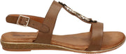 Dolcis dames sandaal - Cognac - Maat 39