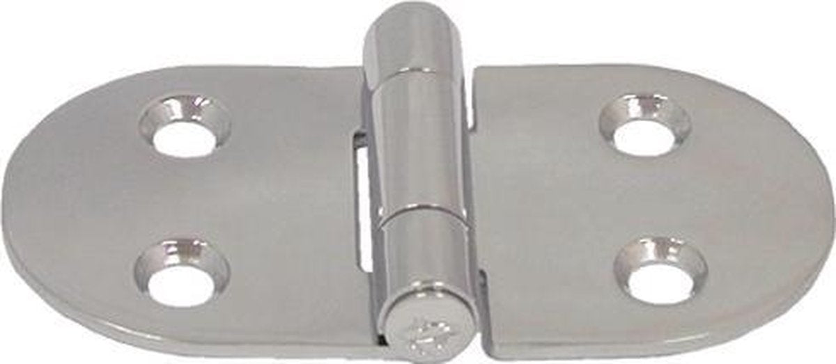 Luikscharnier - 75x38x2 - Rvs 304 - Knoop boven