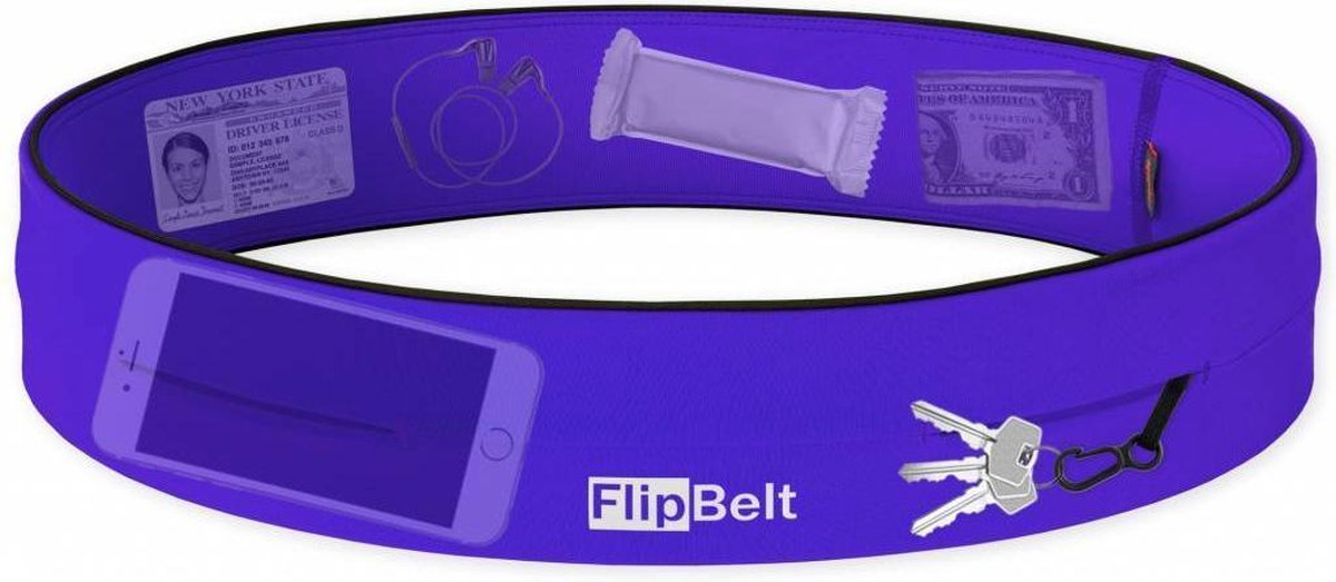 Flipbelt Classic Paars - Running belt - Hardlopen - L