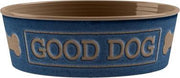 Tarhong voerbak good dog melamine indigo blauw - 17x17x6 cm 950 ml - 1 stuks