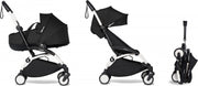 Babyzen YOYO² wit frame met YOYO Bassinet - reiswieg 0+ én Colorpack 6+ beiden in zwart