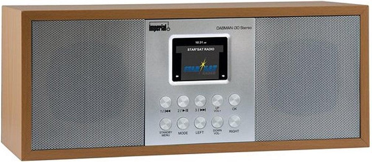 Imperial DABMAN i30 Stereo DAB+ FM en Internet Radio met bluetooth | hout