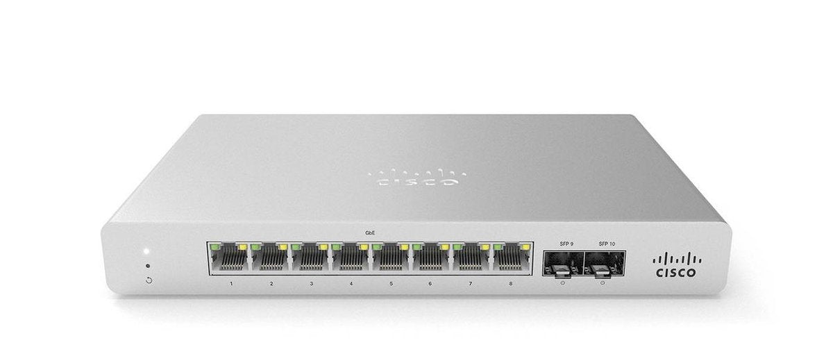 Cisco Meraki MS120-8LP Managed L2 Gigabit Ethernet (10/100/1000) Power over Ethernet (PoE) Grijs
