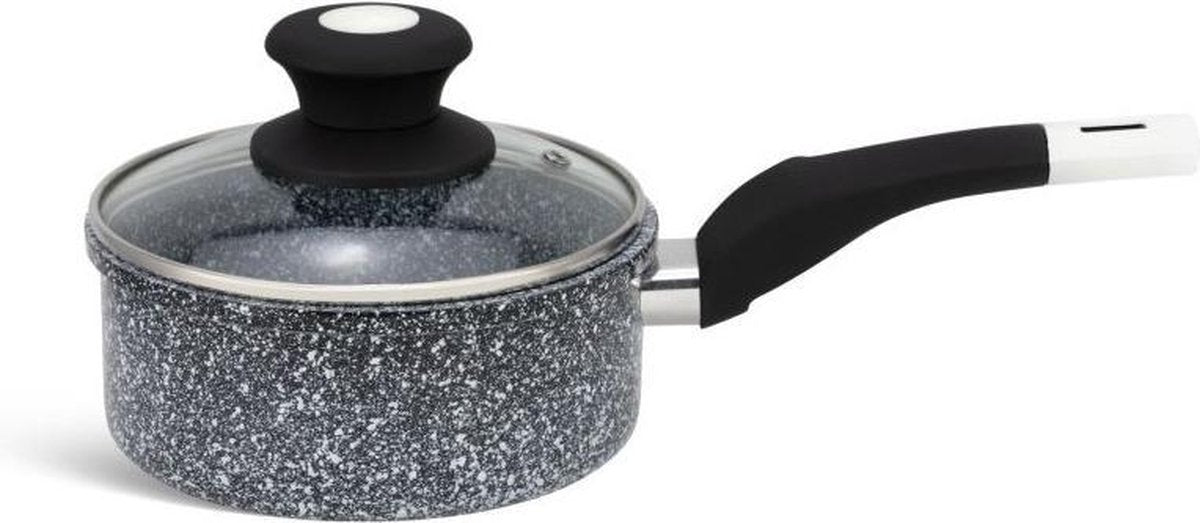 Edënbërg Stonetec Line - Steelpan Keramisch - 16 cm - 3-laags anti-aanbaklaag!