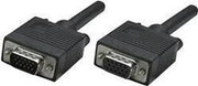 Manhattan VGA Verlengkabel 4.50 m 310345 Schroefbaar Zwart [1x VGA-stekker - 1x VGA-bus]