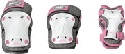 ROCES Beschermset Kinderen JR VENTILATED 3-PACK - Wit/Roze S