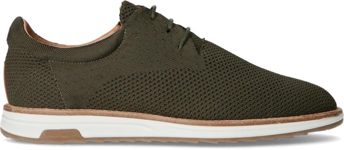 Rehab - Heren -  Nolan knit donkergroene veterschoenen - Maat 43