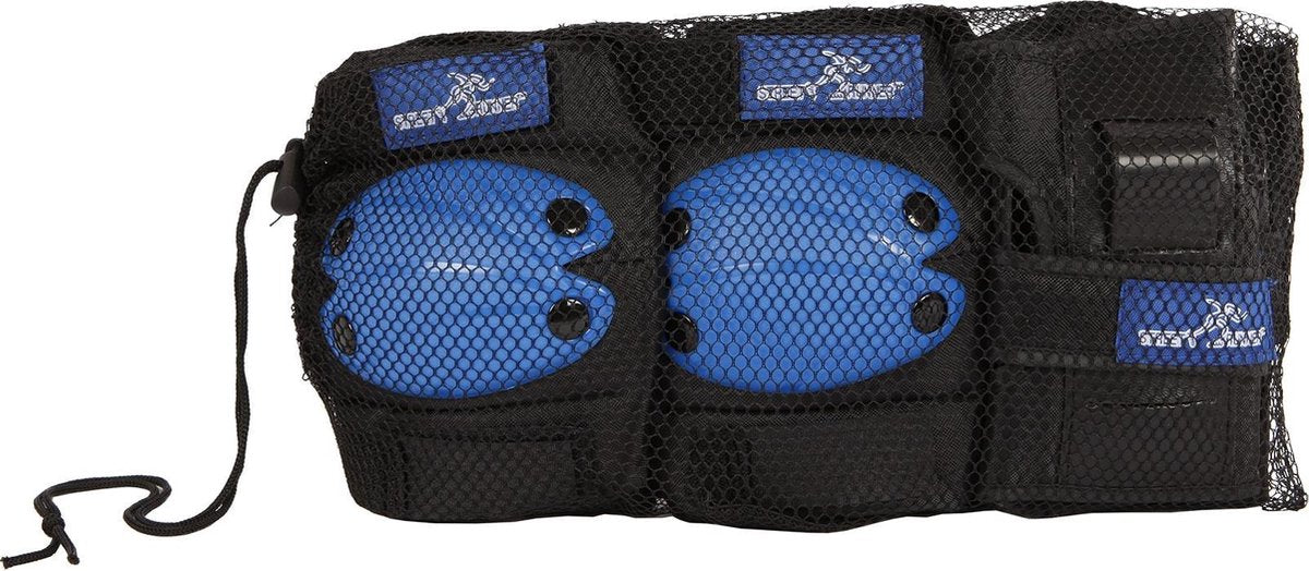 Street Runner Skate Beschermset Blauw Maat M 6-delig
