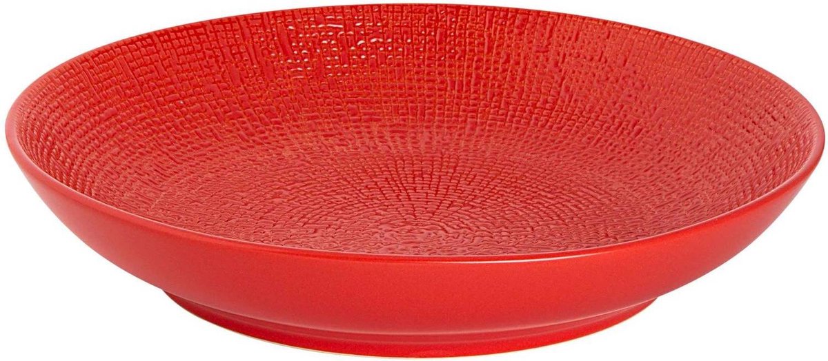 Palmer Pastabord coupe Cubical 23 cm Rood Stoneware 1 stuk(s)