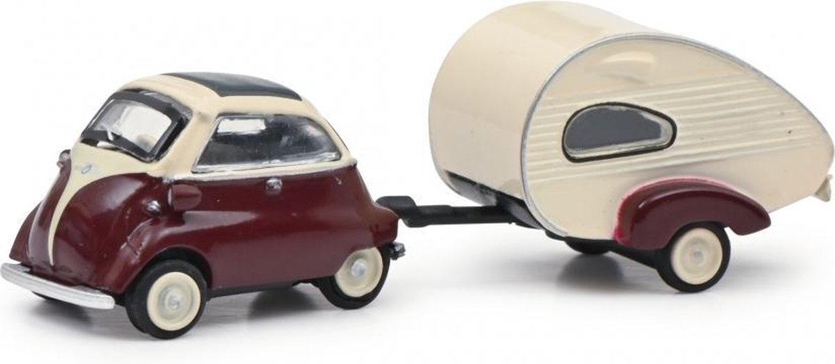 BMW ISETTA + AANHANGER 1:87