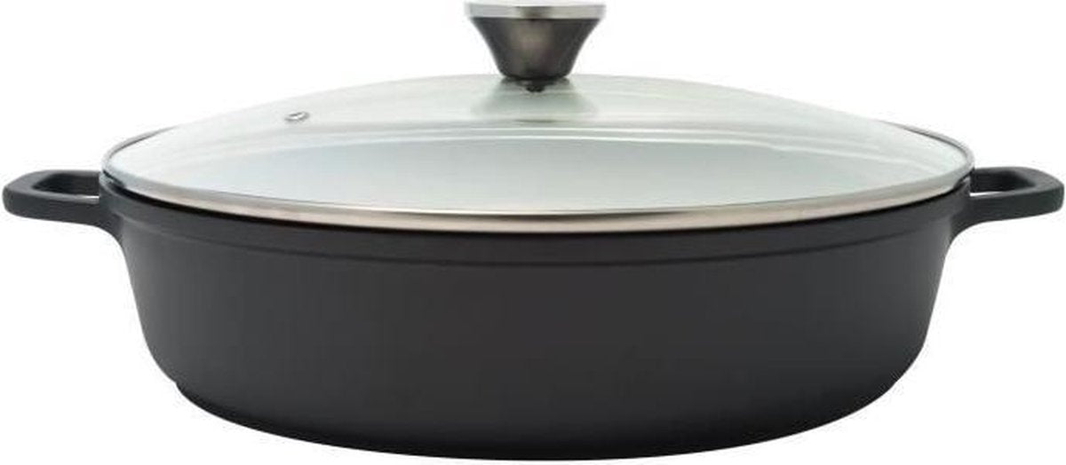 Lage slowcooker + glazen deksel - 6