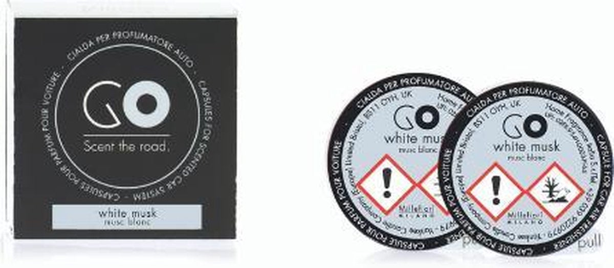 Millefiori Milano Go Car Refill White Musk