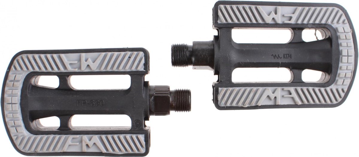 Mirage Platformpedalen Antislip Junior Zwart/grijs 9/16 Inch