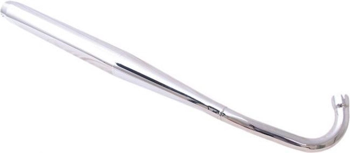 Uitlaat met bocht Zundapp 32mm 2 knik chroom