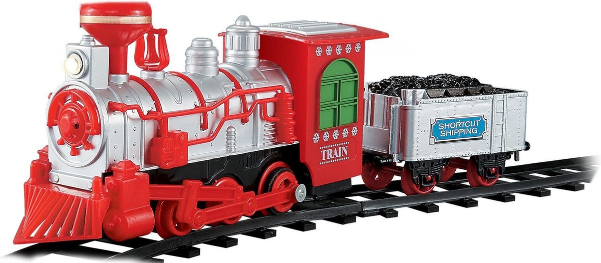 Luna Set Locomotief Met Spoor En Kolenwagon 9-delig 19cm