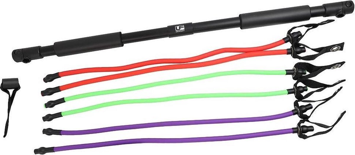 Reydon Weerstandsbandenset Rubber/eva Paars/groen/rood 8-delig