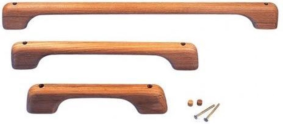 ARC Marine 4 stuks teakhouten Handgreep 25cm