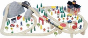 Houten treinset met berg 115-Delig Mentari 6122