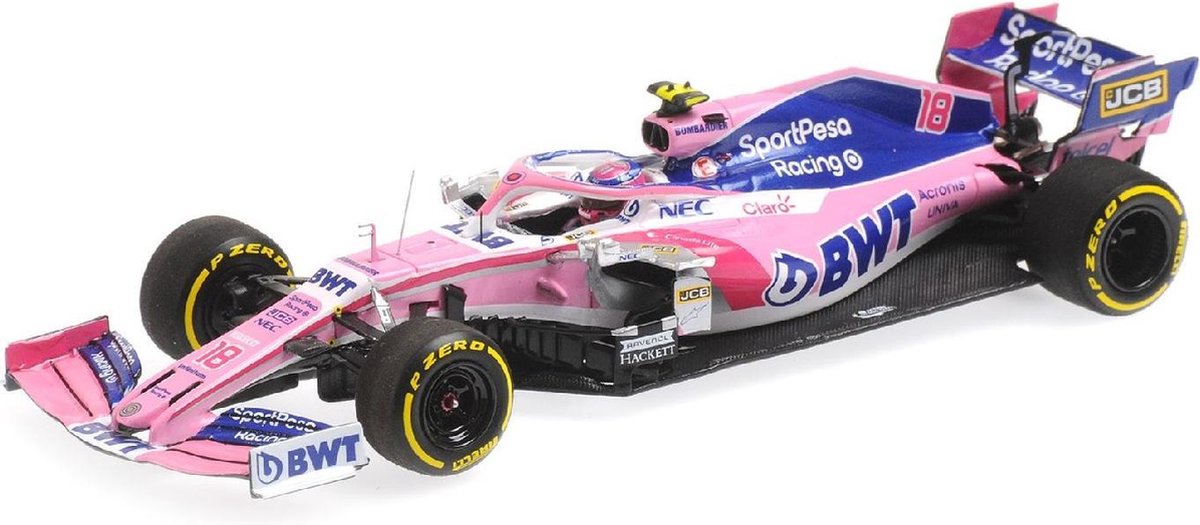Formule 1 Sportpesa Racing Point F1 Team Mercedes RP19 #18 2019 - 1:43 - Minichamps