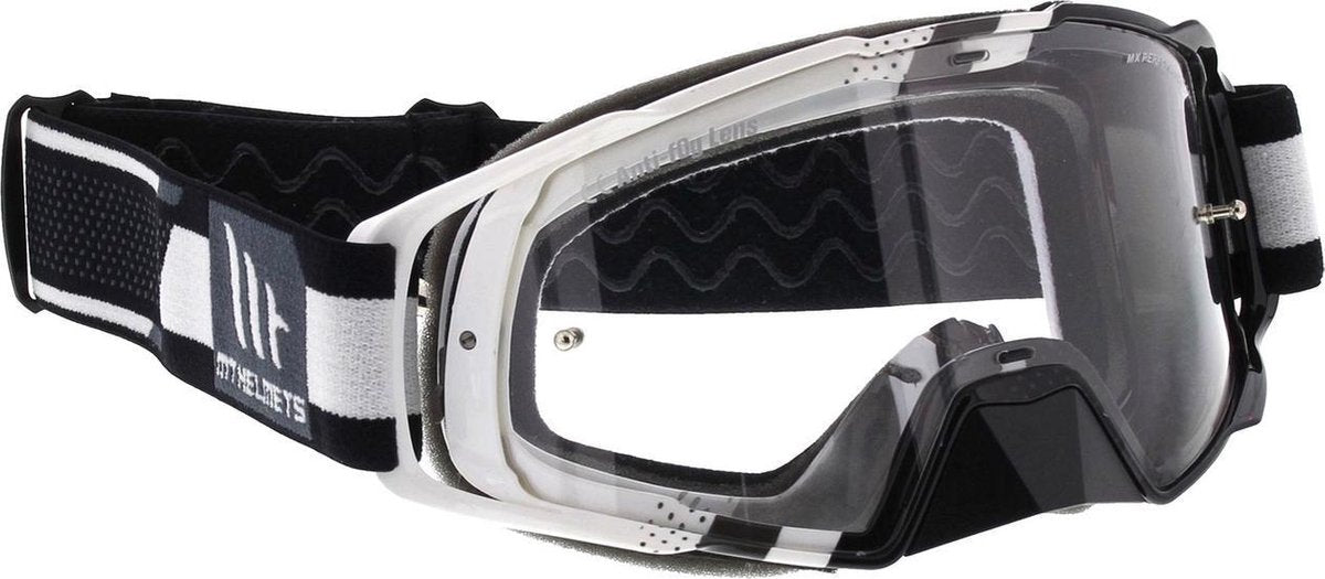 MT MX Performance Crossbril wit zwart