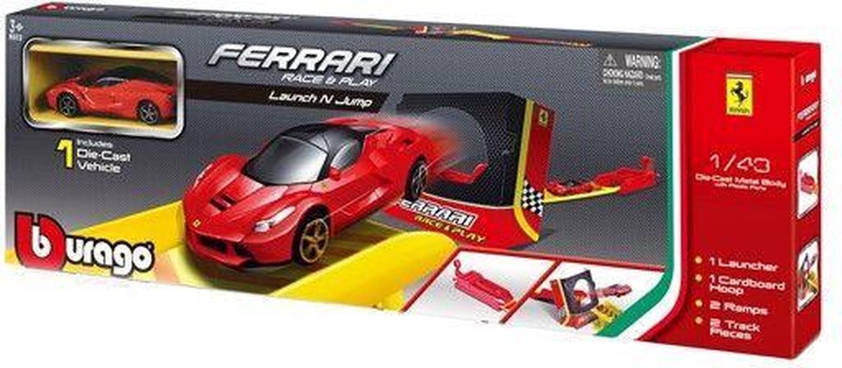 BURAGO FERRARI LAUNCH SET 1:43