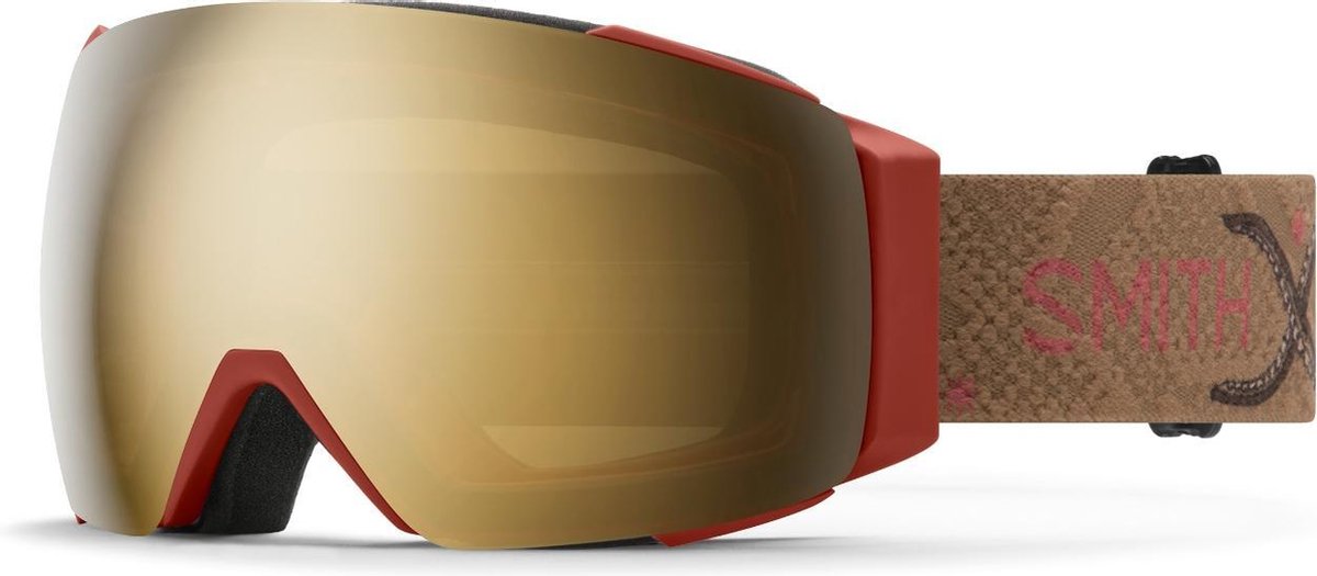 Smith IO Mag goggle ac angel collision / chromapop sun black gold mirror (met extra lens)