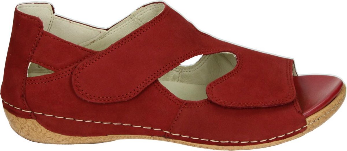 Waldlaufer 342024 Heliett - Volwassenen Sandalen met hakDames Sandalen - Kleur: Rood - Maat: 41