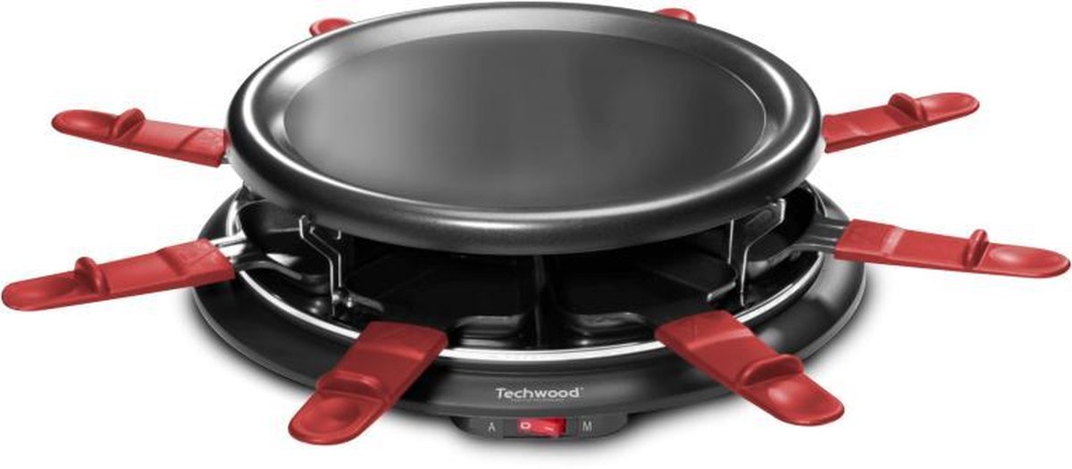TECHWOOD GRILL- EN RACLETTESET 8 PANNETJES