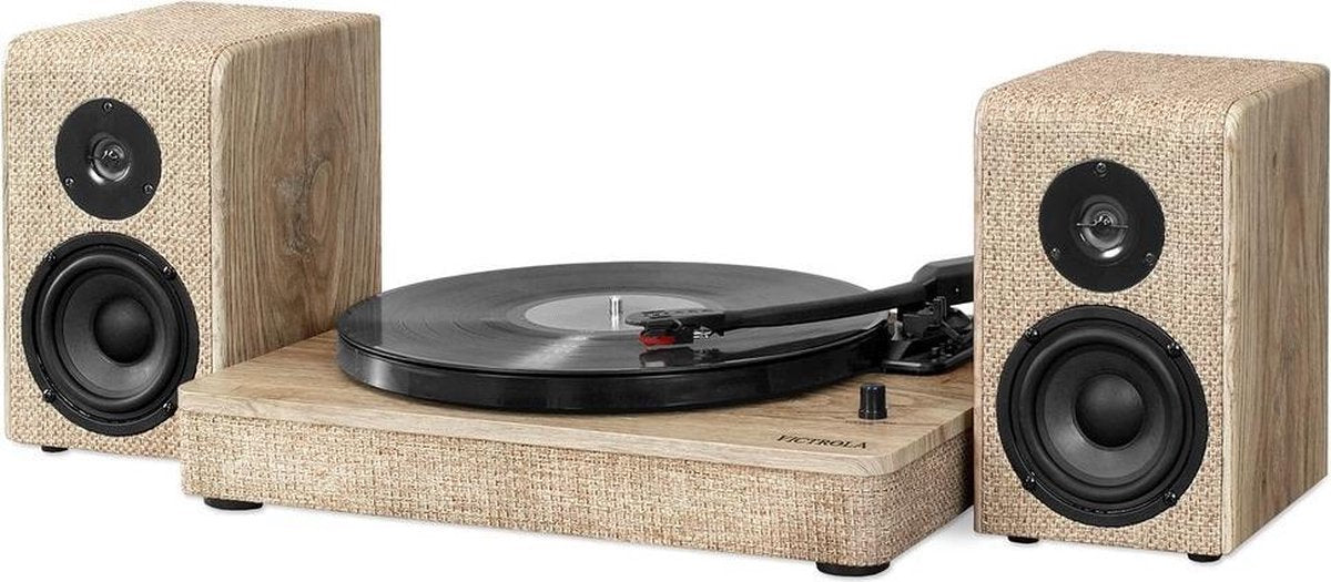 Victrola Hampton Retro Platenspeler VM-130 Farmhouse Oatmeal