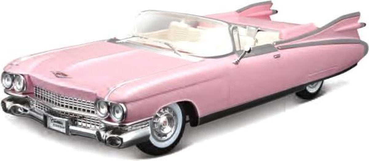 Maisto CADILLAC ELDORADO CABRIOLET 1959 roze schaalmodel 1:18