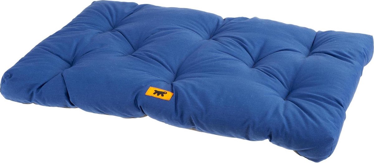 Ferplast Dierenkussen Soffy 76 X 50 X 11 Cm Katoen Blauw