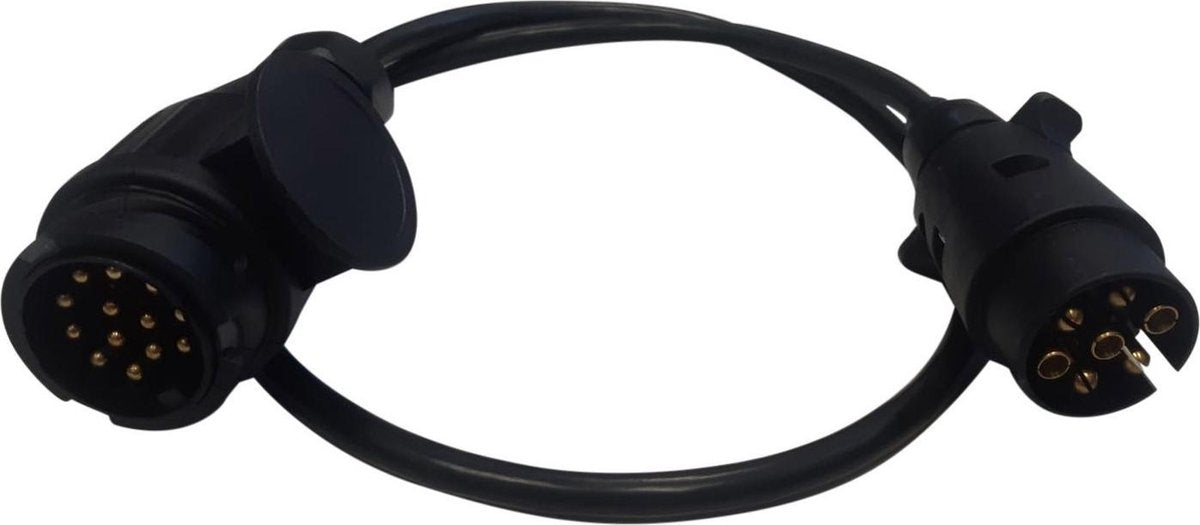 Adapter verlengkabel 7 aderig met 13-polige stekker & 7-polige stekker - 100 cm