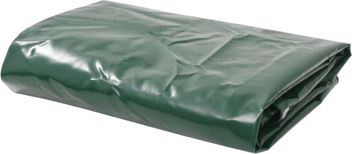 vidaXL Dekzeil 650 g/m² 1.5x6 m groen