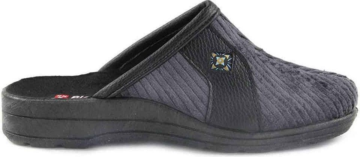 Blenzo Heren Pantoffels - 7864 - Corduroy - Muil - Grijs - Maat 47
