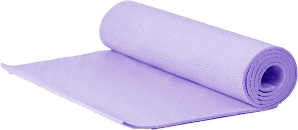 Yogamat/fitness mat lila 180 x 51 x 1 cm - Sportmat/pilatesmat - Thuis sporten
