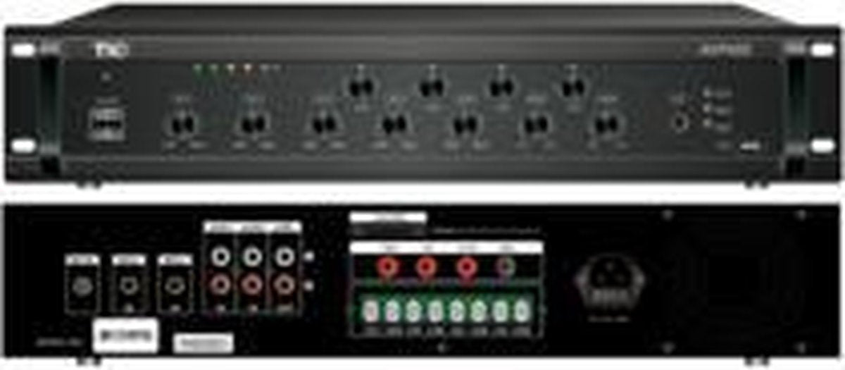 TIC AVP400 - 380W Professionele 4-Zone Versterker