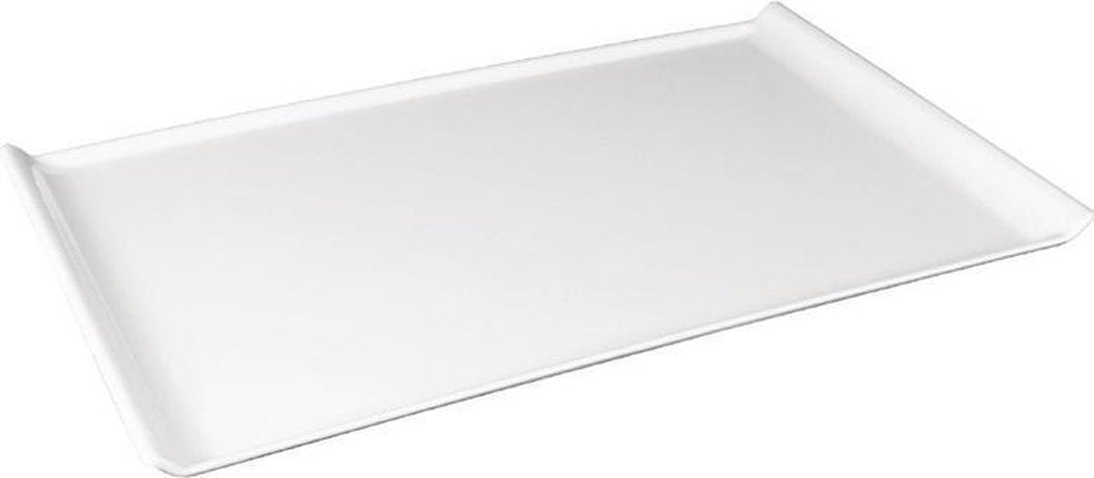 Kristallon melamine schaal wit 53x33cm
