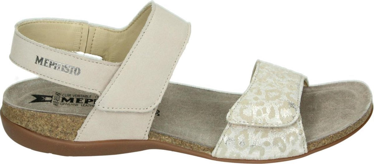 Mephisto AGAVE BUCKSOFT - Volwassenen Platte sandalenDames Sandalen - Kleur: Bruin - Maat: 42