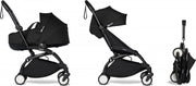 Babyzen YOYO² zwart frame met YOYO Bassinet - reiswieg 0+ én Colorpack 6+ beiden in zwart