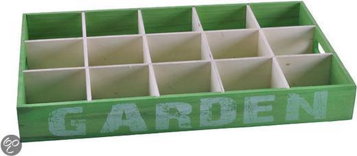 Dienbladen Dienblad voor 15 glazen - groen