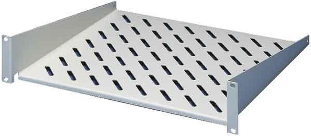 Rittal 7119.250 19 inch Patchkast-apparaatbodem 2 HE Vast inbouw Geschikt voor kastdiepte: vanaf 300 mm Grijs