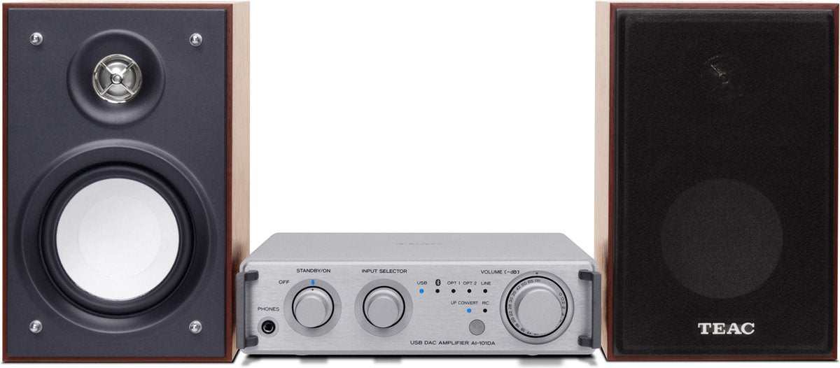 Teac HR-S101 Microset Silver/Cherr