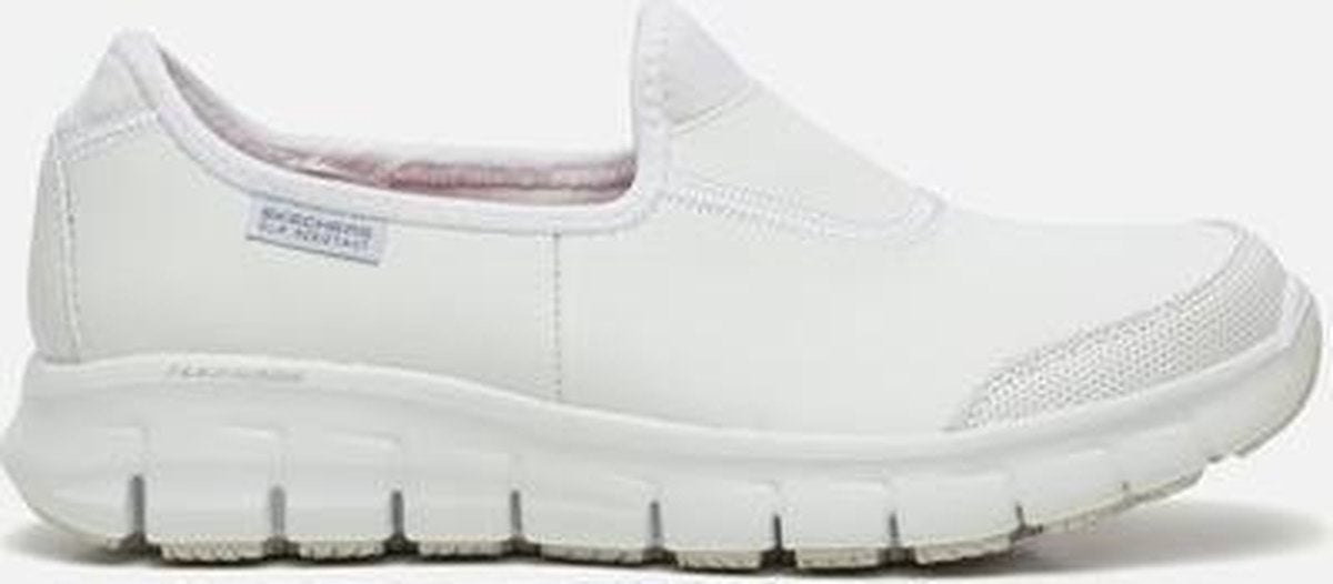 Skechers Work Sure Track instappers wit - Maat 41